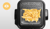 Frituurpan - Friteuse - Geurfilter - 1000W - RVS - 1.5L - Aigostar